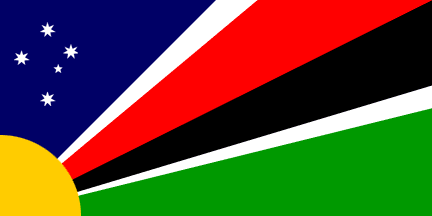 [PLP logo and proposed national flag]